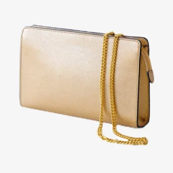 Grey clutch shoulder bag